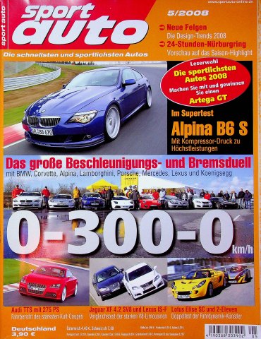 Deckblatt Sport Auto (05/2008)